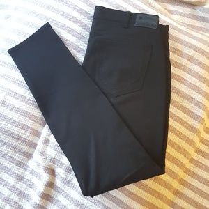 Silver Super Skinny Black Jeans Sz 34